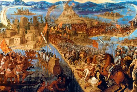 Le Sac de Tenochtitlan: Capitulation Azteca face aux Conquistadors Espagnols